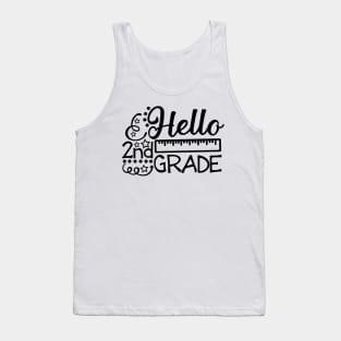 Hello Second Grade - 2nd Grade - Back to School Tank Top